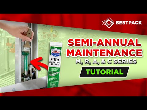 Semi-Annual Maintenance For M, R, A, & C-Series Machines
