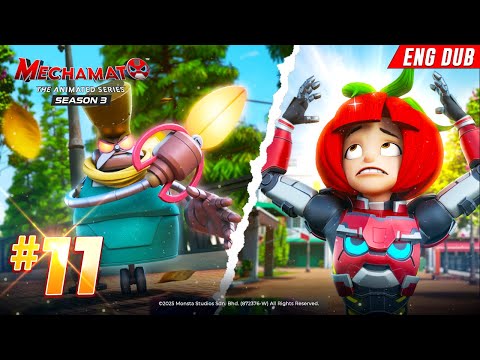 EP11 – Robo Barber Rampage! | Mechamato Season 3 (ENG DUB)