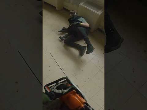what happens when you bring a chainsaw to airsoft? FULL VIDEO BELOW #airsoft #funny #viral