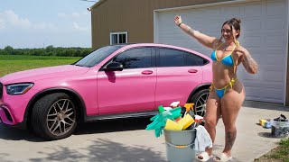 FIRST CAR WASH AT THE NEW SHOP!!!!