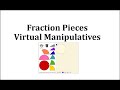 Manipulating Fraction Pieces in Drop Zones