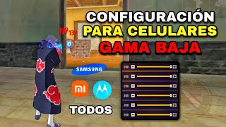 SENSIBILIDAD GAMA BAJA‼️⚙️para dar TODO ROJO para todos los DISPOSITIVOS 🔥