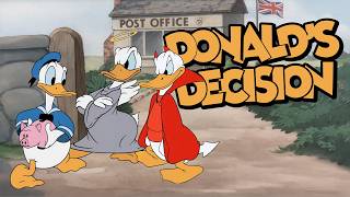 Donald's Decision (1942) | Donald Duck | Disney WW2 Cartoon