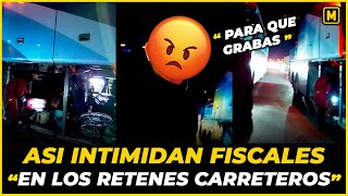 ¿Fiscalía o delincuentes disfrazados? Así intimidan en el retén de San Roberto 🚨