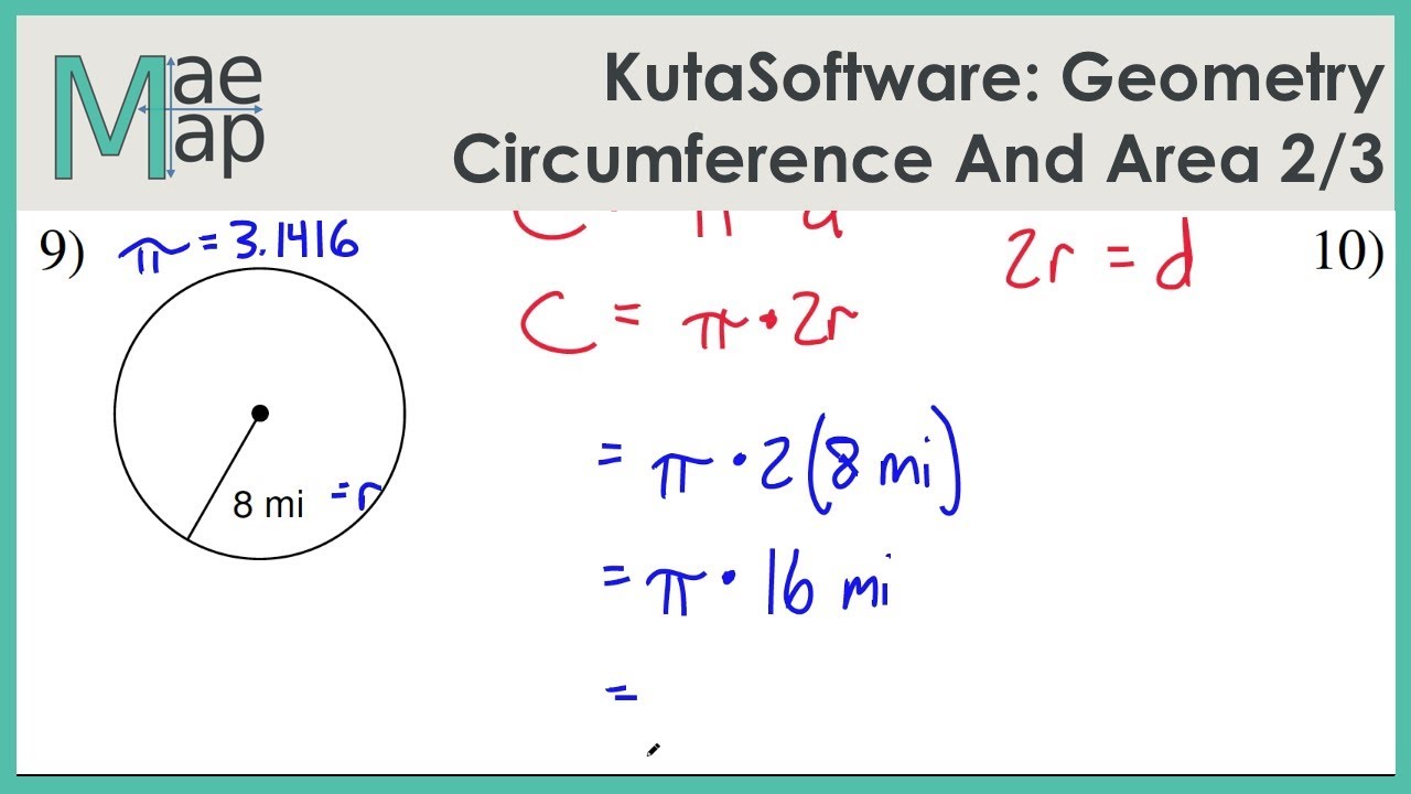 Circumference and Areas of Circles Quiz
