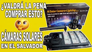 ¿Vale la Inversión? Cámara de Seguridad con Luz Solar en El Salvador Youtubero Salvadoreño
