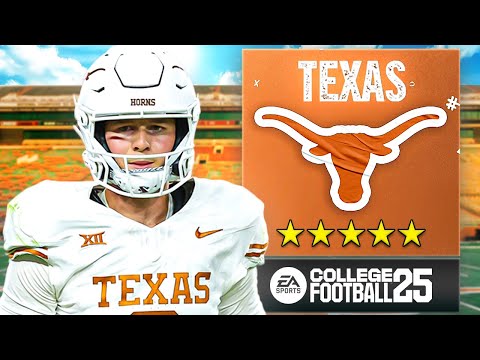 I made the Texas Longhorns a DYNASTY on College Football 25
