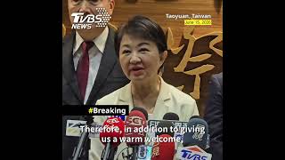 Taichung mayor says Europe trip helps Taiwan 'find a way out'#盧秀燕 #晶片外交 #SHORTS