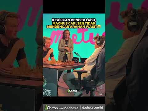 Asik banget Magnus Carlsen, Asik sendiri!😂 #catur Champions Chess Tour 2024
