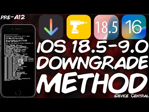 iOS 18.5 - 9.0 Jailbreak: Turdus Merula DOWNGRADE Tool No SHSH2 Blobs (Pre-A12) | Any iOS Version