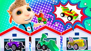 Little Brother Funny Story | Cartoon for Kids & Songs | Funny Cartoon Adventures! Dolly and Friends