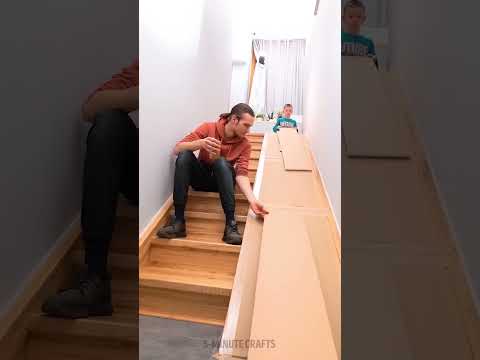 DIY House Slide from Cardboard ? | Boost your Shorts with ”THESOUL MATE - RADIANT FUNK REVIVAL” ??