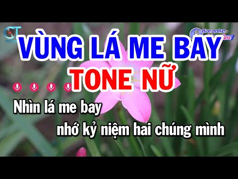 Karaoke Vùng Lá Me Bay Tone Nữ Gm | Nhạc Sống Beat Mới || Karaoke Đồng Sen