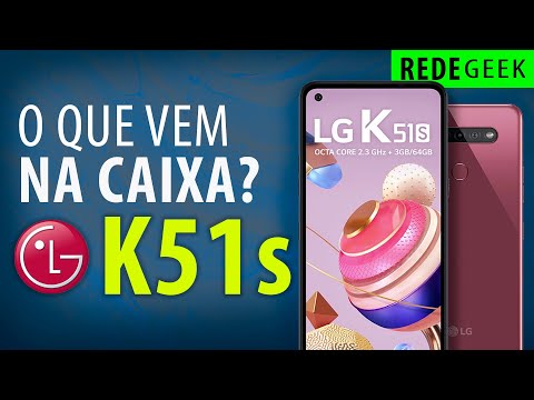 (PORTUGUESE) CELULAR LG K51s UNBOXING - O que vem na caixa?