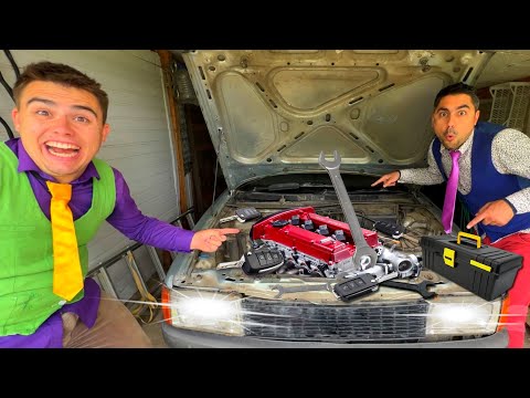 Mr. Joe Stole Car Keys VS Mr. Joker on Audi Kids Video