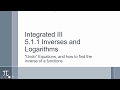Understanding Inverse Functions and Their Properties