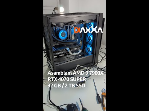 Asamblam Gaming PC Diaxxa  AMD 9 7900XRTX 4070 SUPER 32 GB 2 TB SSD | CEL.ro