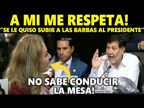 TRATO DE SUBIRSE A LA BARBAS! NOROÑA PARA EN SECO A PRIISTA. "AMI ME RESPETA SOY SU PRESIDENTE"