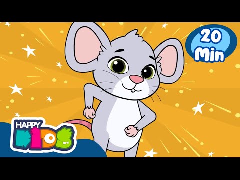 Canta y Baila con el Ratoncito🐹🎵 | 20 MIN Canciones Infantiles✨😉 | Happy Kids 🌟🎉