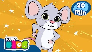 Canta y Baila con el Ratoncito🐹🎵 | 20 MIN Canciones Infantiles✨😉 | Happy Kids 🌟🎉
