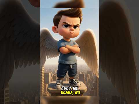 Bu sefer şeytan, Melek'ten yardım istiyor 😈 😇#keşfet #animation #ai #hersey #şortsvideo