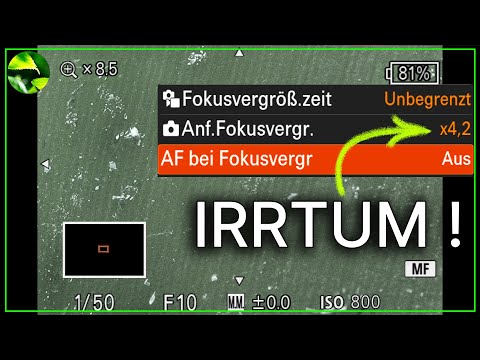 Fokuslupe deiner Kamera – So funktioniert sie wirklich! 🎥 Missverständnis aufgeklärt!