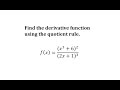 Differentiation Techniques and Concepts