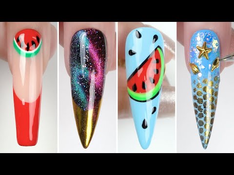 🌈 Viral Rainbow Animal Print Nail Art 2025 💅  Colorful 3D Drip & Leopard Designs Compilation