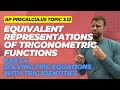 Trigonometric Identities and Equations