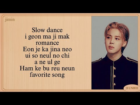 Jimin Slow Dance Easy Lyrics (ft. Sofia Carson)