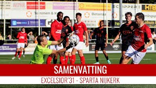 Screenshot van video Samenvatting Excelsior'31 - Sparta Nijkerk