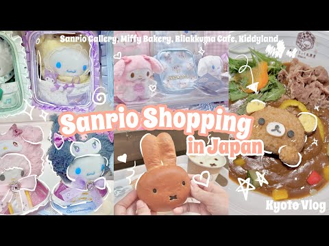 cute places in Kyoto!!! 🥹💗 Sanrio Osaka Vlog Part 2 ( shopping and visiting cafes ) Japan 🇯🇵