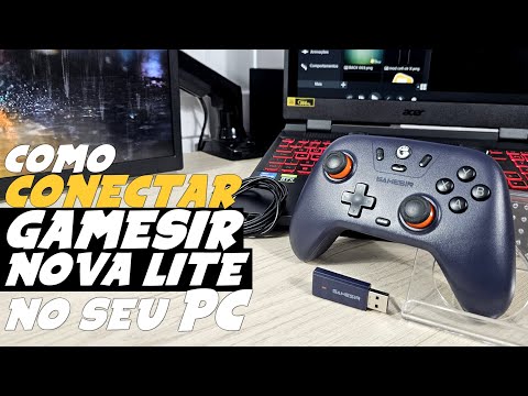 Como CONECTAR GAMESIR NOVA LITE no PC c/ RECEPTOR e CABO USB