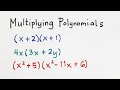 FOIL Method and Polynomial Multiplication