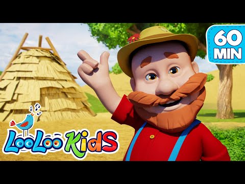 🌾 The Farmer in the Field & More Kids Favorites | 60 Minutes of Rhymes | LooLoo Kids