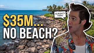 Jim Carrey’s $35M Maui Beachfront Home—But Where’s the Beach?