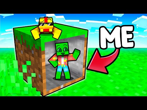 One Slime on a HIDE AND SEEK CHUNK in Minecraft!