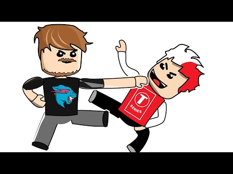 Mr Beast vs T Series! Battle for subscribers Begin!