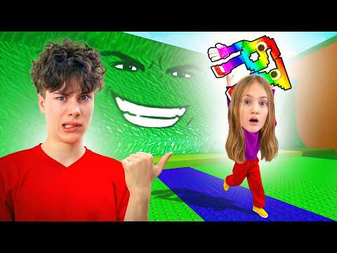 СБЕГИ ОТ ЦУНАМИ РАДИ МОЗГОВ ROBLOX В реальной жизни Fast Sergey