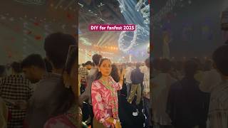 My daughter make this for fanfest 2025 (part-5) / How to make crochet button flowers? #shorts #diy