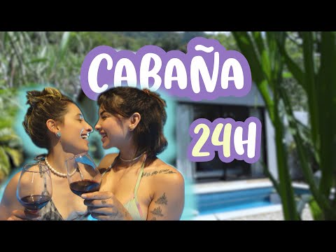 ¡24 H en una CABAÑA LUJOSA!  - @PaulinaUsuga