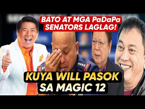 BATO, MARCOLETA, PHILIP SALVADOR AT IBA PANG TAO NI DUTERTE LAGLAG SA PULSE ASIA SURVEY!