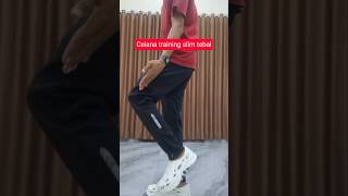 celana training buat olahraga desain slim tebal
