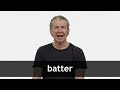 Användning av 'batter' i videon