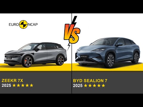 ZEEKR 7X vs BYD Sealion 7 – Who Wins the Crash Safety Battle?