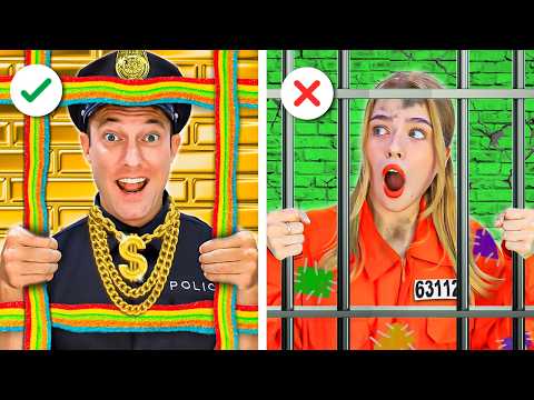 Rich Cop Vs Poor Cop! Funny Relatable Situations in Jail by Crafty Hype