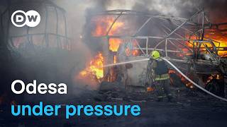 YouTube video thumbnail: Russia’s Assault on Odesa is Choking a Vital Route for Ukrainian Exports