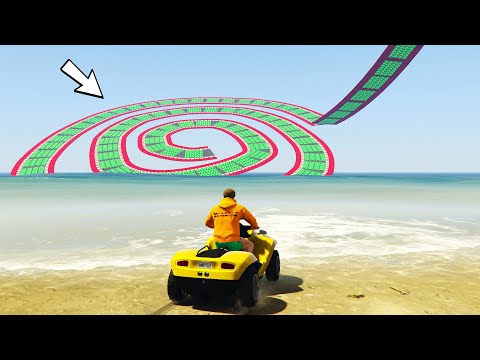 GTA 5 🐸 speed boost Immersed in water - Blazer aqua Race