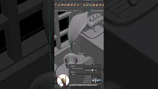 Model a Plant FAST in Maya 🌱 | Bend Deformer Trick You Need #3d #autodeskmaya #tutorial