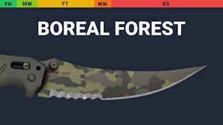 Flip Knife Boreal Forest Wear Preview